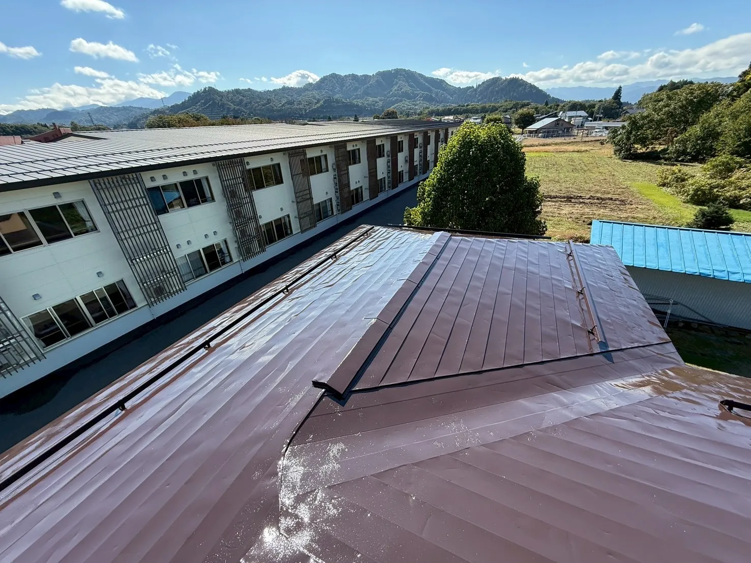 2階屋根施工後